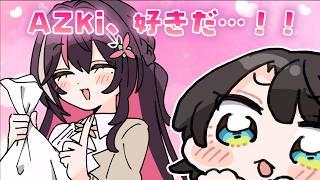 人間力感じた。【AZKi/大神ミオ/ホロライブ/hololive/手描き】