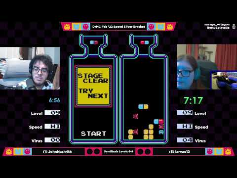 DrMC Speed Monthly February 2022 Silver Bracket - JohnNash4th vs larvae12 - Semifinals