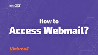 How to Access Webmail | MilesWeb