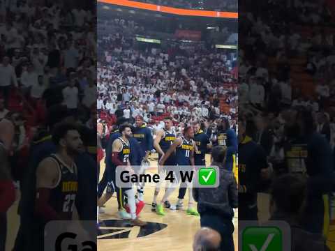 The Best Moments From The Nuggets Game 4 W! #NBAFinals #Shorts