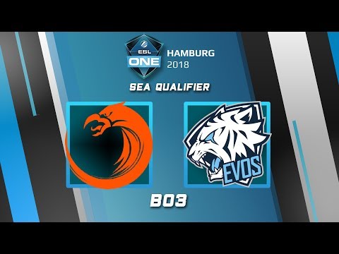 TNC.Predator VS EVOS (BO5) - ESL One Hamburg 2018 SEA Closed Qualifier