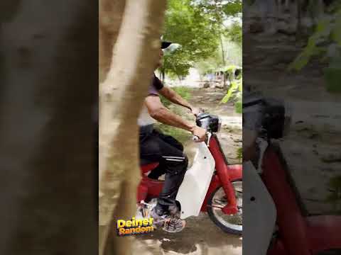 polo aprendiendo a manejar moto  #humor #reirse #comedia