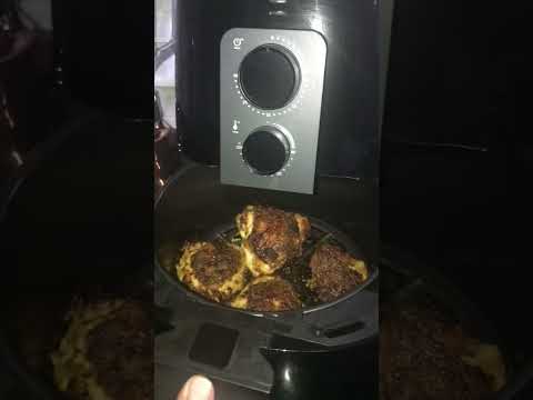 Sobrecoxa na air fryer😋 #shorts