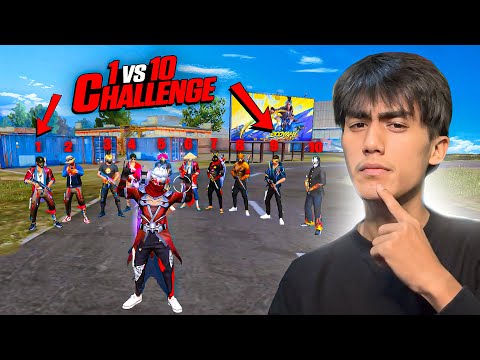 1 vs 10 Hardest Challenge by @gtk111ff ❗