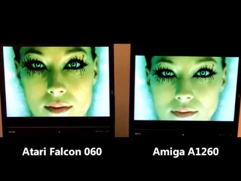 Amiga 1260 vs Atari Falcon 060. feat: "Ocean Machine" demo
