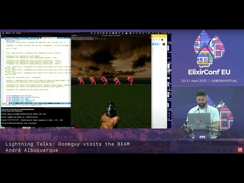 Doomguy visits the BEAM: lightning talk by André Albuquerque | ElixirConf EU 2023