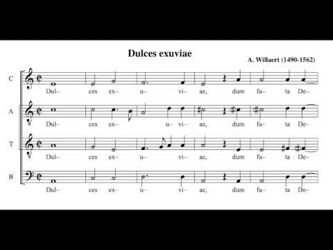 Dulces Exuviae Adriaen Willaert