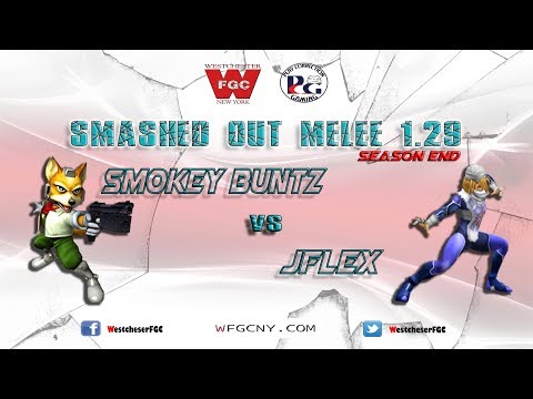 Smashed Out Melee V1.29 - Smokey Bluntz Vs. JFlex - Winners Quarter Finals
