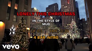 Mud - Lonely This Christmas (Karaoke)