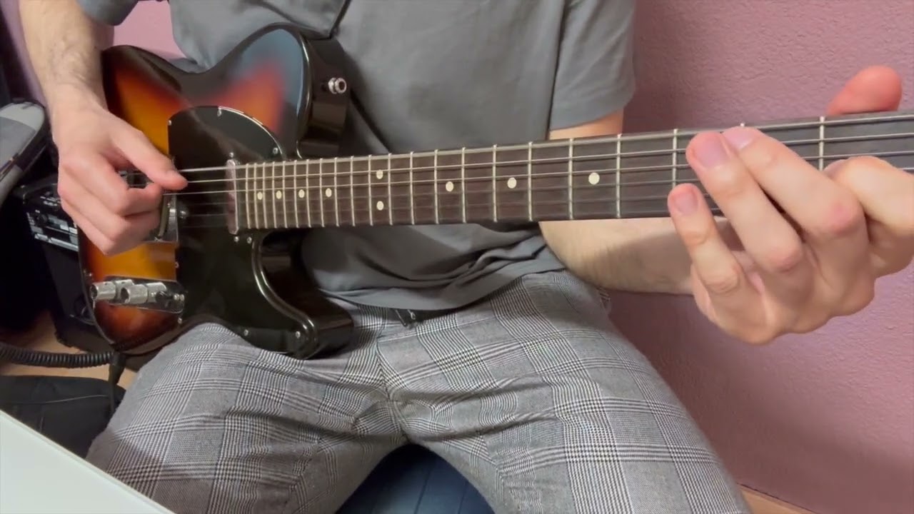Limp Bizkit My Way intro riff guitar cover thumbnail