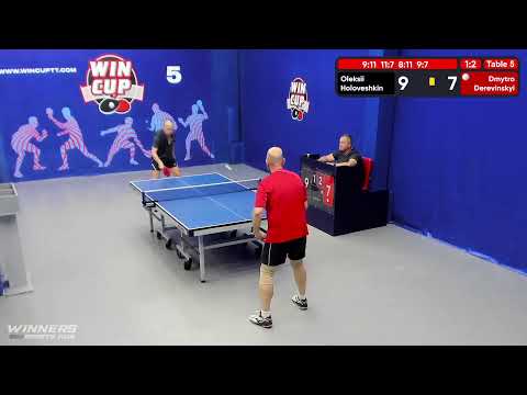 15:30 Головешкин Алексей 1-3 Деревинский Дмитрий стол 5  ЮГ-4  14.07.22