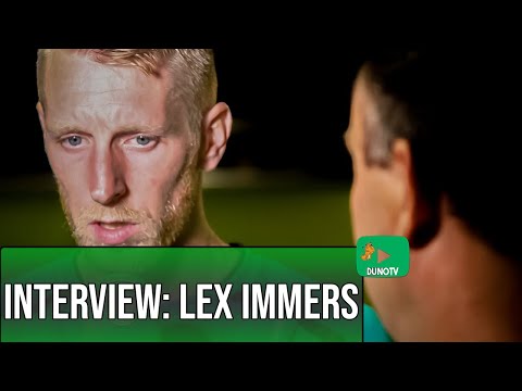 DEBUTANT Lex Immers na zijn EERSTE wedstrijd voor SCHEVENINGEN || DUNO-TV