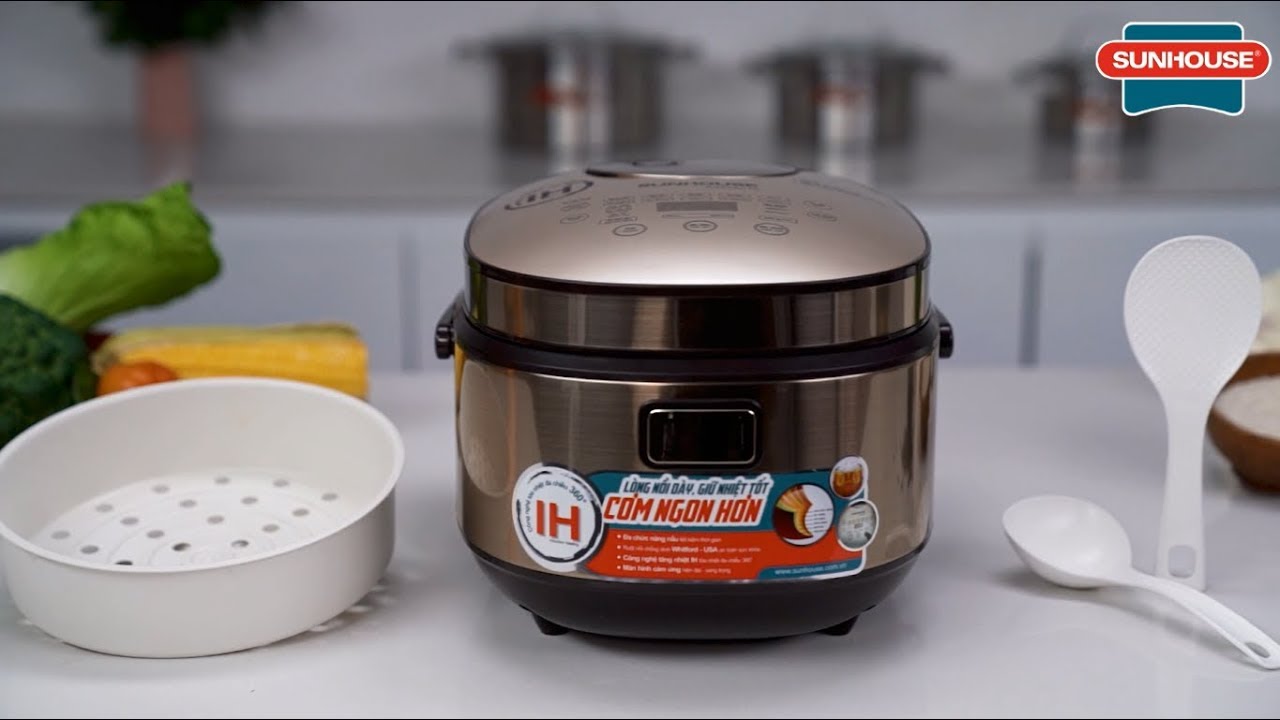 Nồi cơm điện cao tần 1.5l SUNHOUSE MAMA SHD8955
