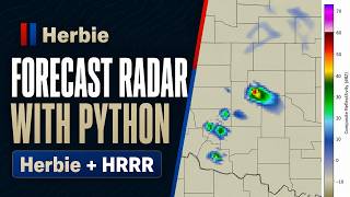 MetPy Mondays #340 - Plotting HRRR Forecast Radar