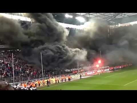 05.05.2012 1.FC Köln - FC Bayern 1:4 Pyro Rauchbomben Platzsturm AbstiegAbstieg