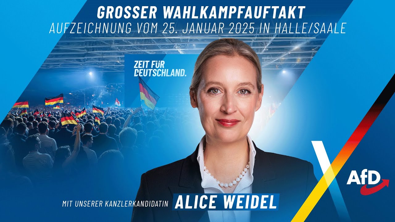 Wahlkampfauftakt: Mega-Veranstaltung mit Alice Weidel in Halle!