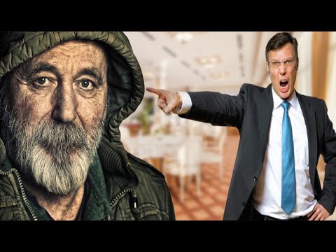 The owner of a restaurant chain visited one of his establishments dressed as a tramp...