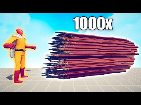 1000x OVERPOWERED SPEAR THOWER vs EVERY UNITS - TABS | Totally Accurate Battle Simulator 2026