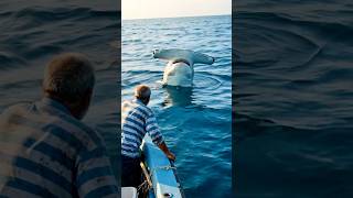 Wild Hammerhead Up Close – Too Close for Comfort? 😱🦈