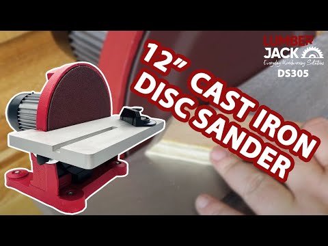 Lumberjack DS305 12" Heavy Duty Disc Sander With Cast Iron Base, Machine Specification Tour