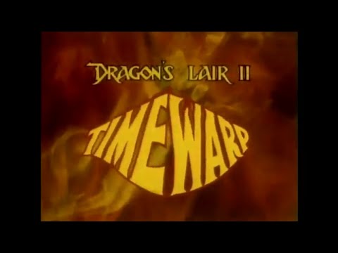 Dragon's Lair II: Time Warp Laserdisc Arcade Game Attract Mode (1991)