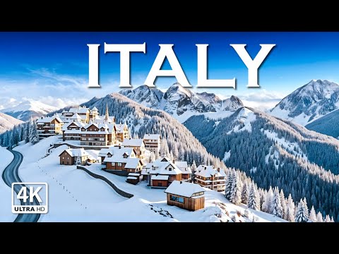 ITALY 4K Winter Relaxation Film  - Beautiful Relaxation Music  - Wonderful Winter