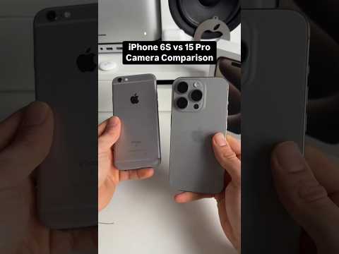iPhone 6s VS  iPhone 15 pro Camera Test #shorts #smartphone #iphone #ytshorts