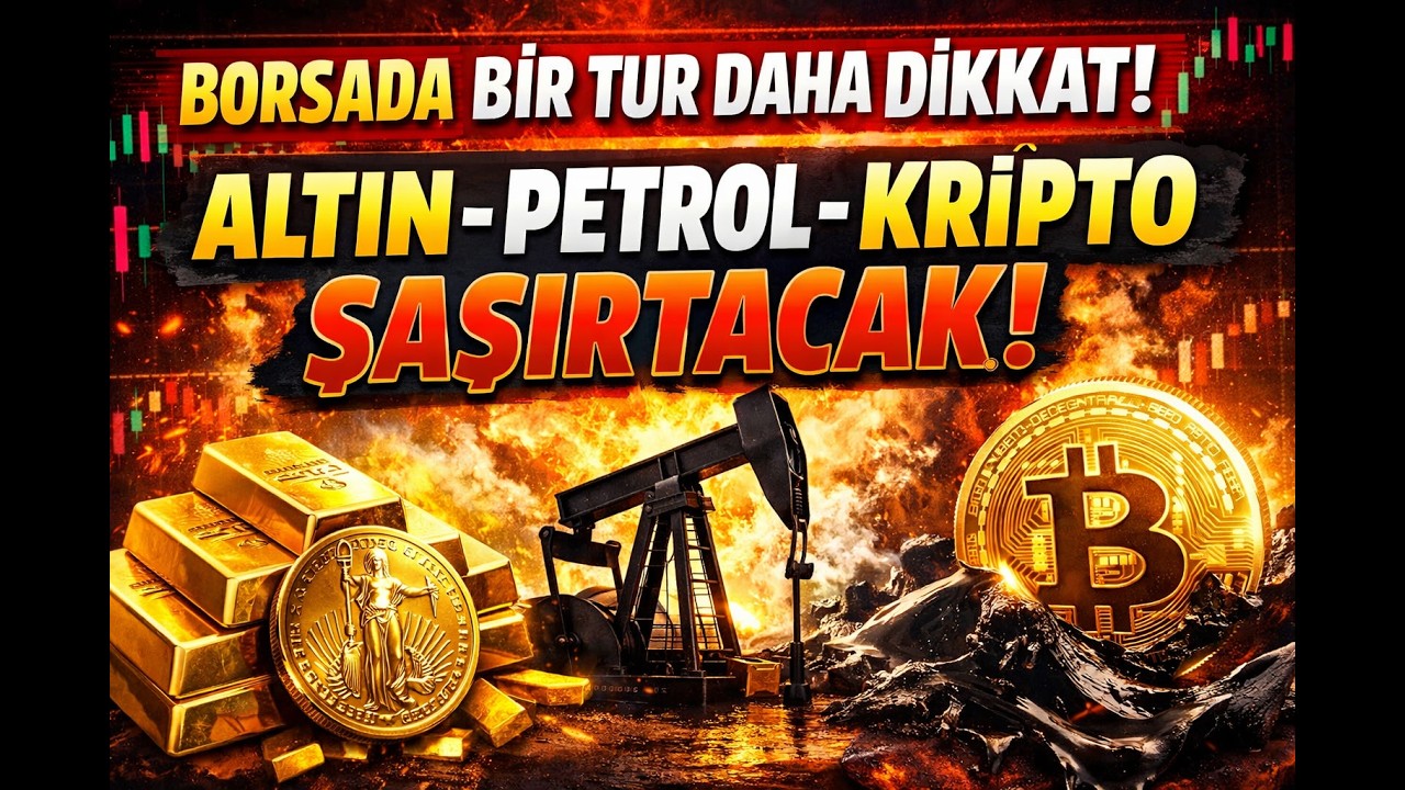 Borsada Bir Tur Daha Dikkat! / Altın - Petrol - Kripto Şaşırtacak