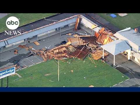 Severe storms from Midwest to East Coast