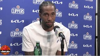 We Still Have A Championship Mindset Kawhi Leonard Reacts To The Clippers 110-93 Loss To The Hawks