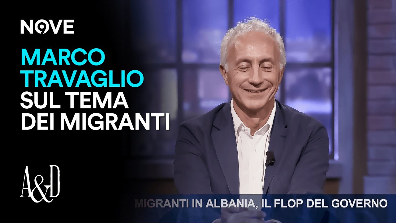 Marco Travaglio e il suo monologo sui migranti in Europa | Accordi e Disaccordi