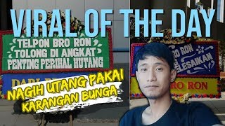 VIRAL HARI INI: Tagih Utang Menggunakan Karangan Bunga di Acara Pesta
