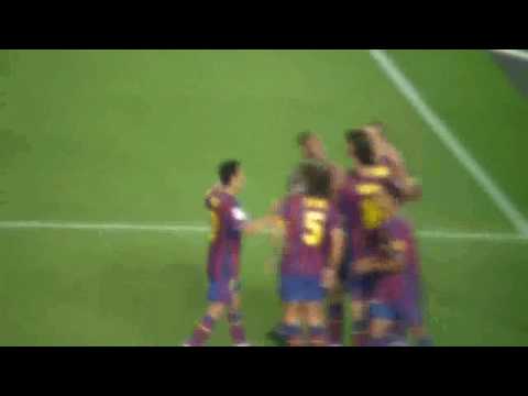 Fc Barcelona 1er But _ 1er goal de Ibrahimovic (ma vidéo)