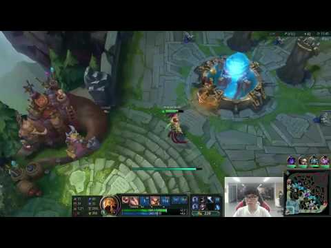 SKT T1 Faker Stream   Azir vs Viktor   MID 3