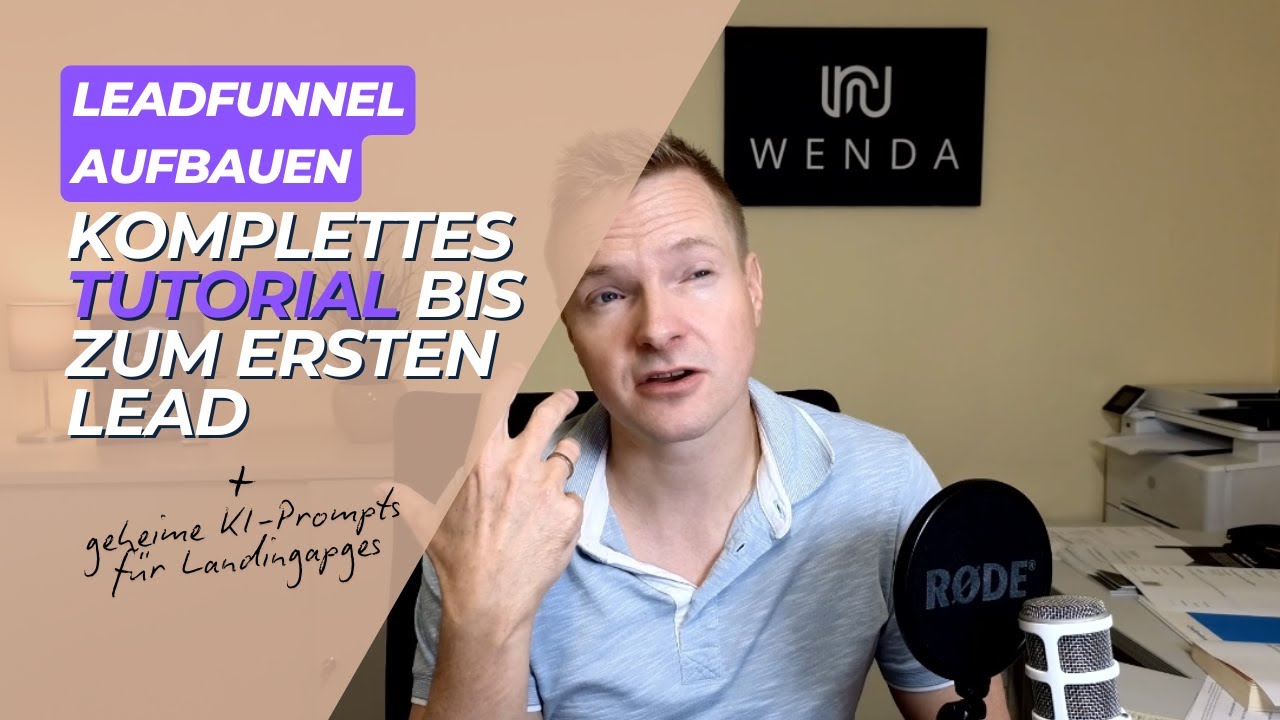 Leadfunnel aufbauen - Komplettes Tutorial auf Deutsch - Vom Angebot bis zum ersten Lead 🥳
