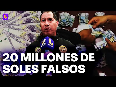 Cae banda que falsificaba billetes en todo el Perú: "Muchos no eran reconocidos por los detectores"