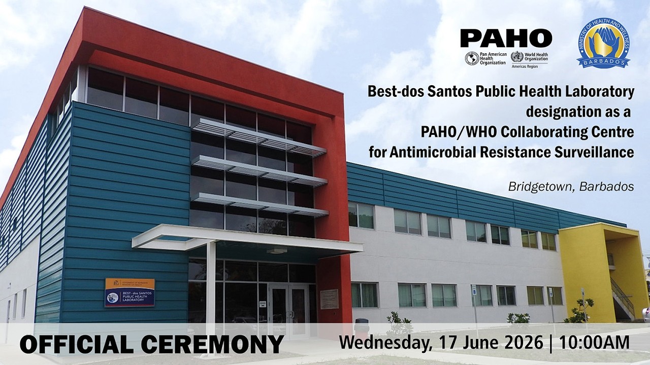 Ceremony for Best-dos Santos Laboratory as a PAHO/WHO Collaborating Centre for AMR Surveillance
