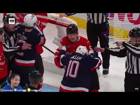 FlightReacts To United States vs. Canada NHL 4 Nations Face-Off Full Highlights | February 15, 2025!