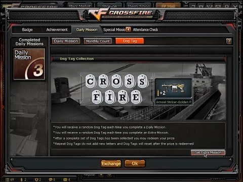 Crossfire Dog Tag Exchange - Armsel Striker-Golden Pheonix PERMANENT (ZP ITEM)