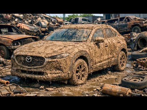 Extreme Car Wash — Cleaning a Mud-Covered Mazda CX-30