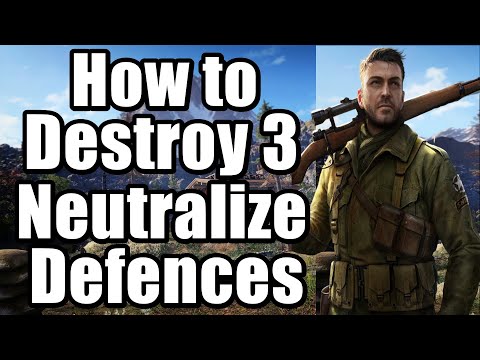 Sniper Elite 5 Libération - How to Destroy 3 Neutralize Defences (Mission 6)