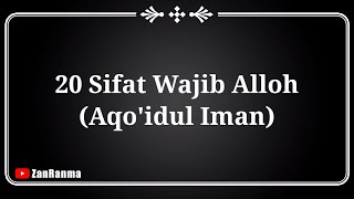 Download lagu 20 Sifat Wajib Allah - Nadom Aqoidul Iman Bahasa Sunda mp3