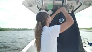 Installing your T-Top Center Console Curtain