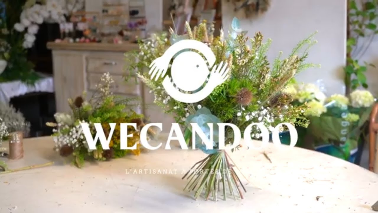 Fabriquez votre couronne de fleurs séchées - Vidéo