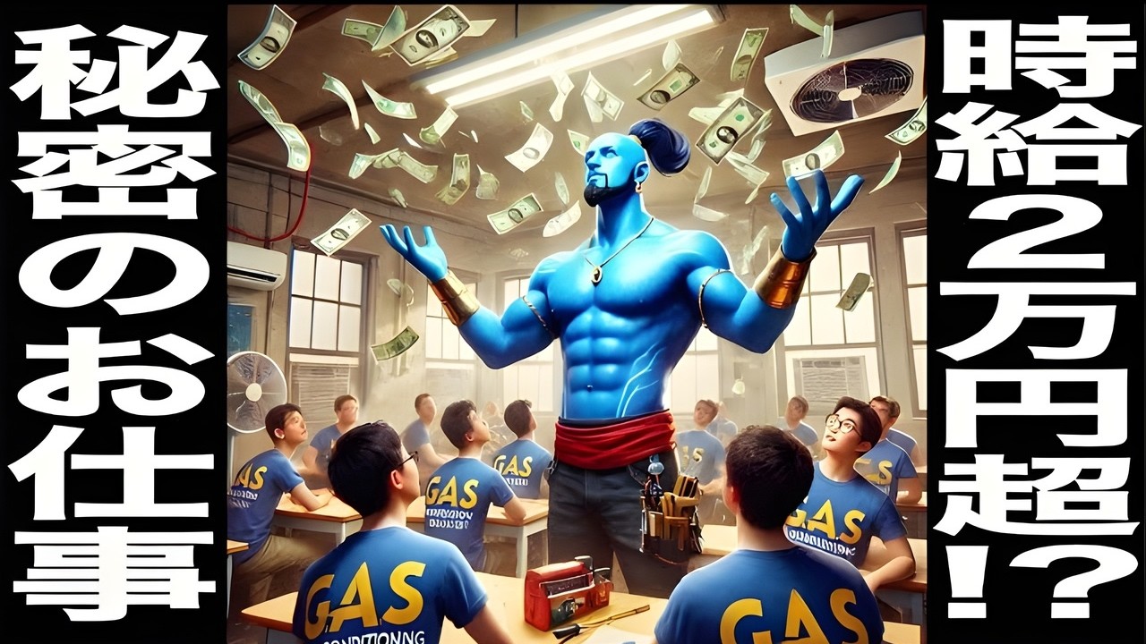 【時給2万円超！？】エアコン屋の秘密のお仕事