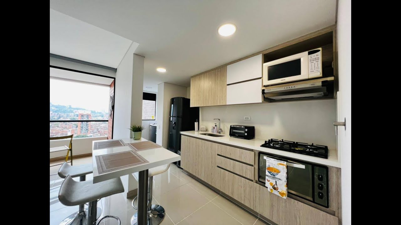 AP250 Envigado, el portal, dos habitaciones, 90 mts2, piso✅