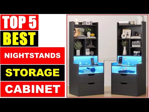 BEST Nightstands In 2025, Top 5 Best Nightstand Storage Cabinet