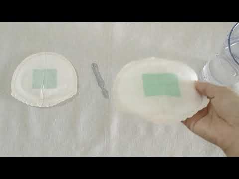 Miracle Bra Pads (Absorption test)