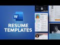 10 Professional Microsoft Word Resume Templates
