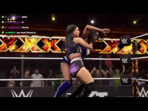 Skye Blue Vs Alexa Bliss Vs ROK-C Women's Intercontinental Championship (WWE 2K22 Universe)